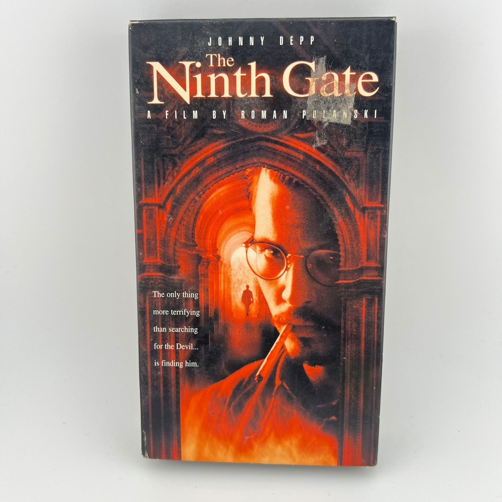 The Ninth Gate VHS‎ 2000 Johnny Depp Thriller Blockbuster Rental Copy Horror